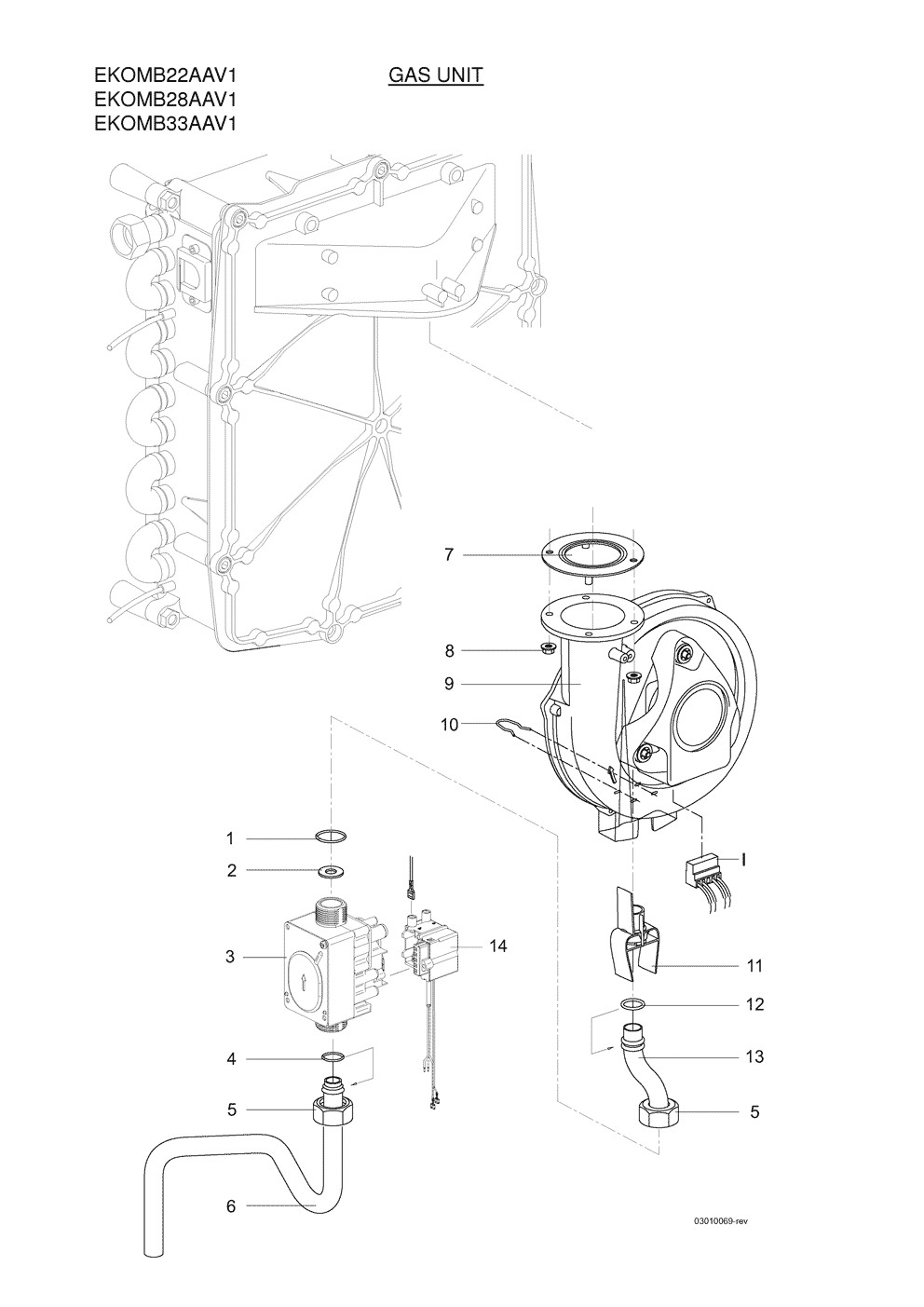 EKOMB22AAV1 corps de chauffe Pièces détachées DAIKIN pour EKOMB22AAV1 corps de chauffe cartes