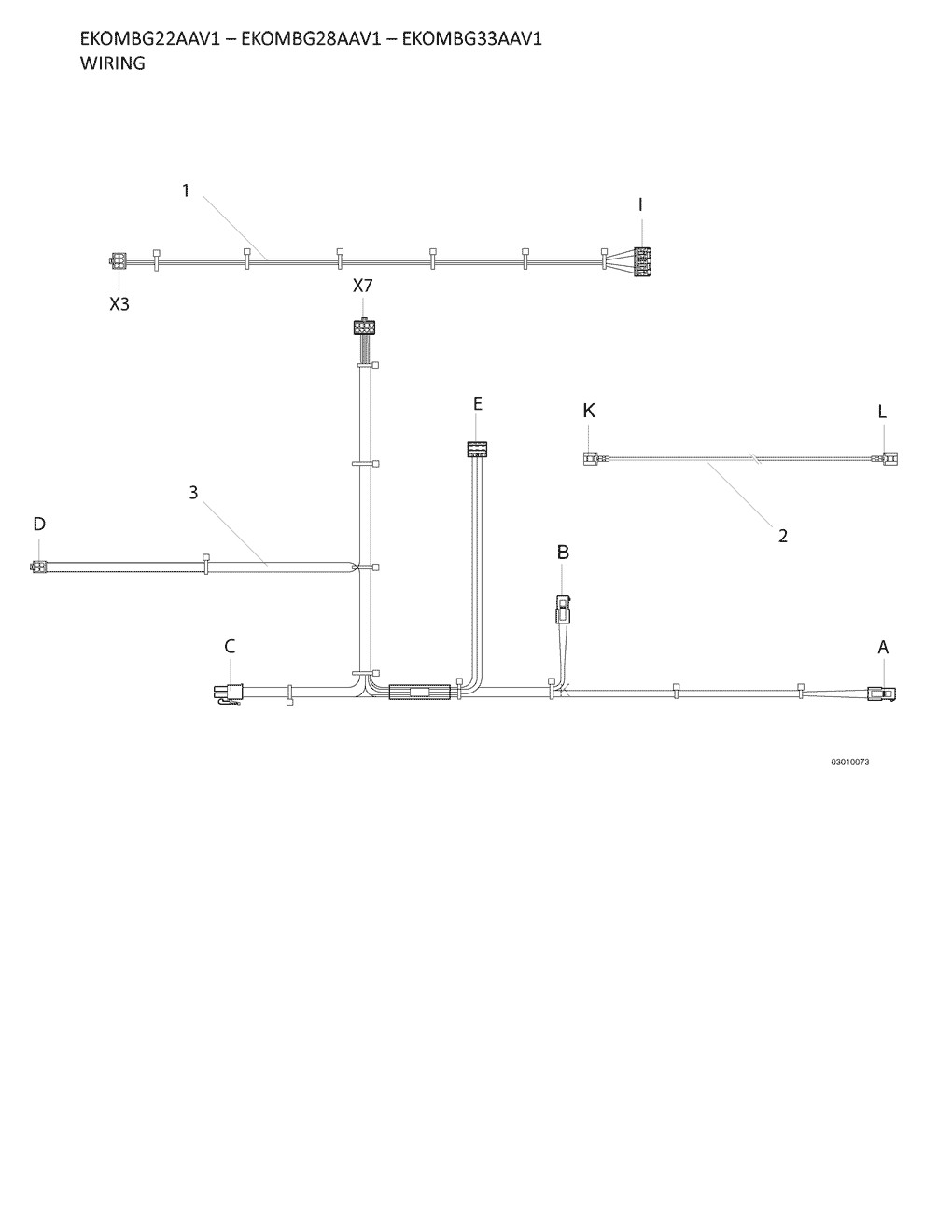 EKOMBG28AAV1 connecteur Pièces détachées DAIKIN pour EKOMBG28AAV1 connecteur cartes