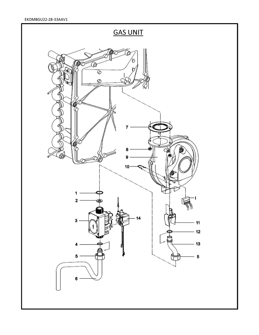 EKOMBGU33AAV1 corps de chauffe Pièces détachées DAIKIN pour EKOMBGU33AAV1 corps de chauffe cartes