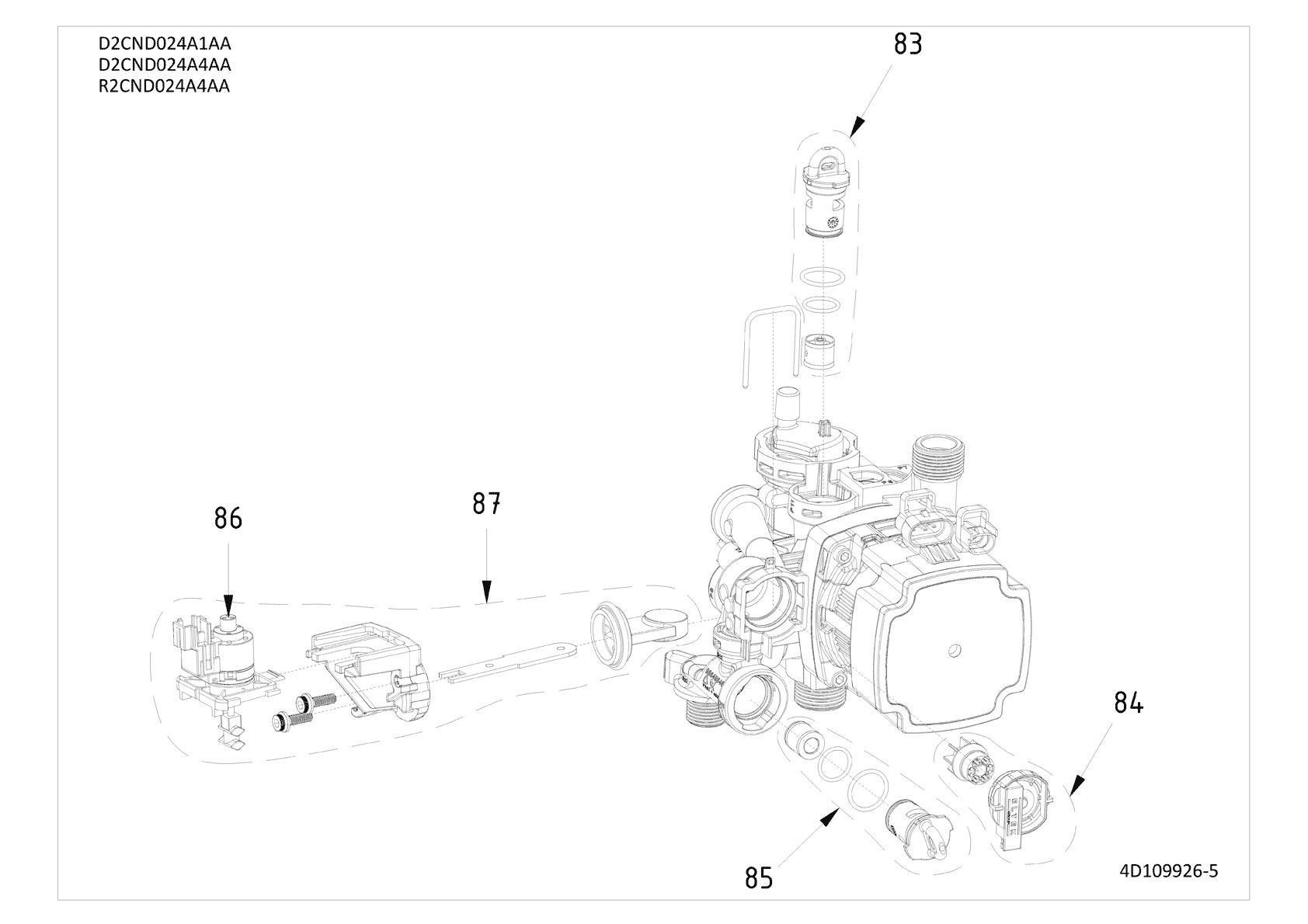 D2CND024A1AA circulateur Pièces détachées DAIKIN pour D2CND024A1AA circulateur cartes